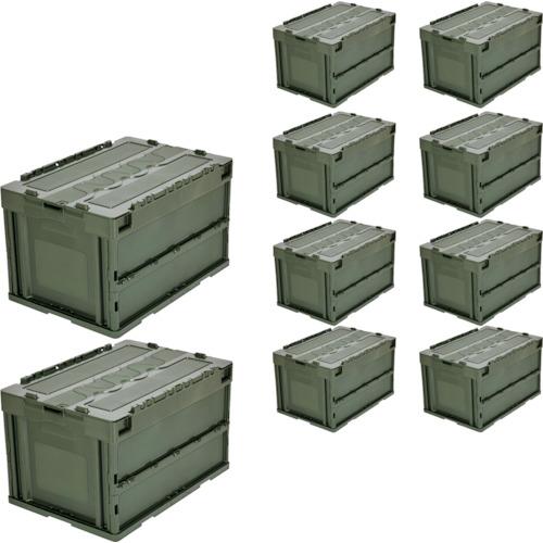 TRUSCO中山 TRUSCO(トラスコ) 【まとめ買い】オリコン 蓋つき