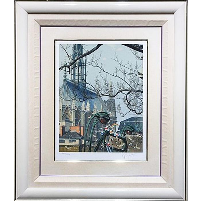 ヒロ・ヤマガタ 『 チャーチ 』 (ed.281/305) シルクスクリーン 版画