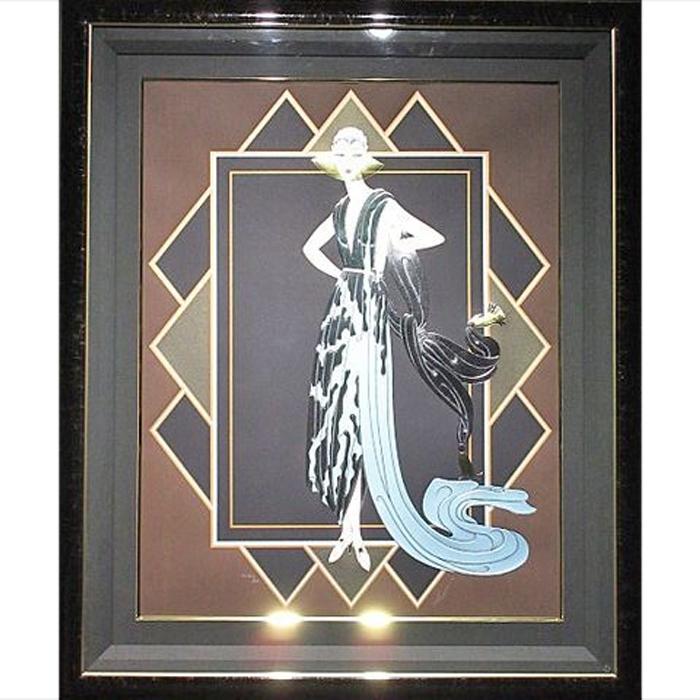 エルテ 『 カリフォルニア 』 (ed.182/300) シルクスクリーン 版画