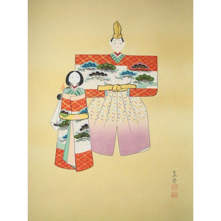掛け軸 掛軸 お雛様 石神直堂 (真作・新品) : 掛け軸の専門店 香遊
