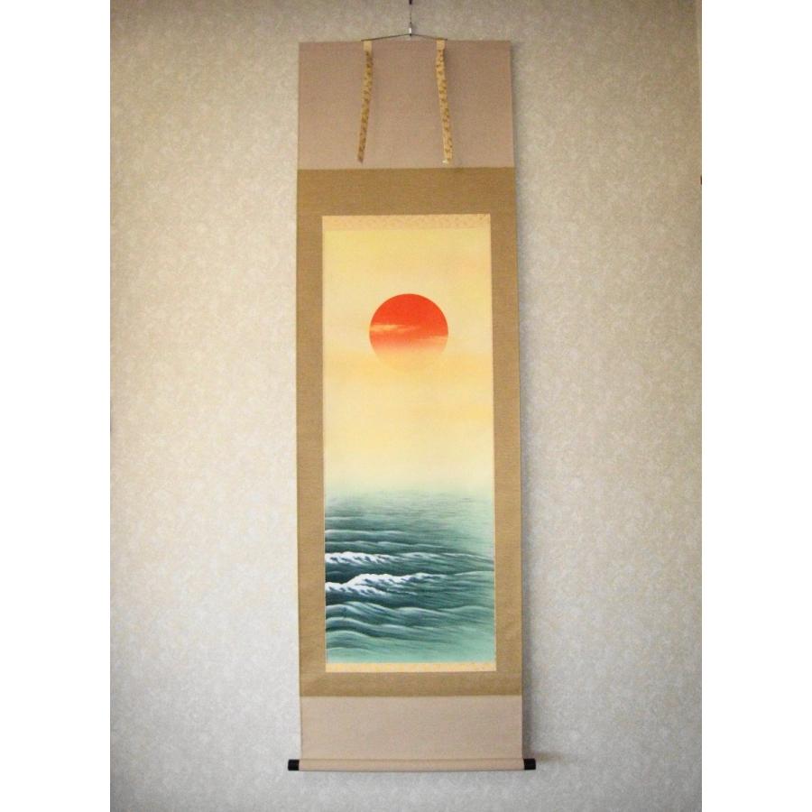 掛け軸 掛軸 日の出波 大洞翠映 (真作・新品) : 掛け軸の専門店 香遊