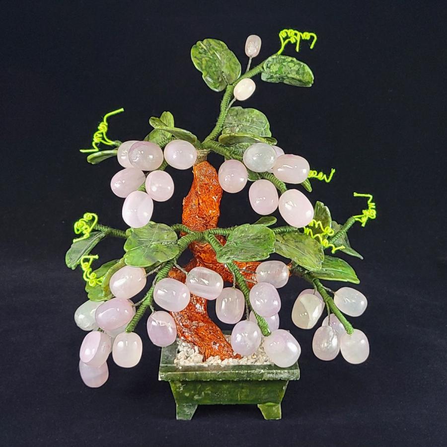 開運 風水 ぶどう 天然石 パワーストーン 置物 商売繁盛縁起物