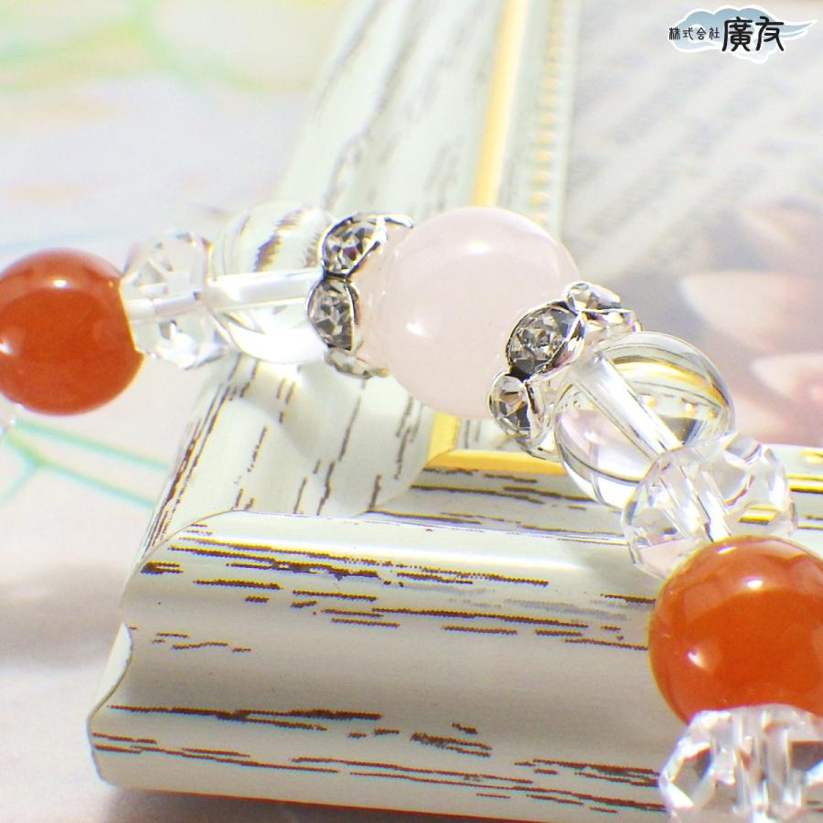 ローズクォーツ ブレスレット 恋愛運 パワーストーン 風水 お守り