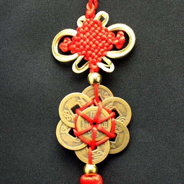 開運 風水古銭 古銭 風水 置物 中国結び 中国結び飾り 縁起物 飾り 金