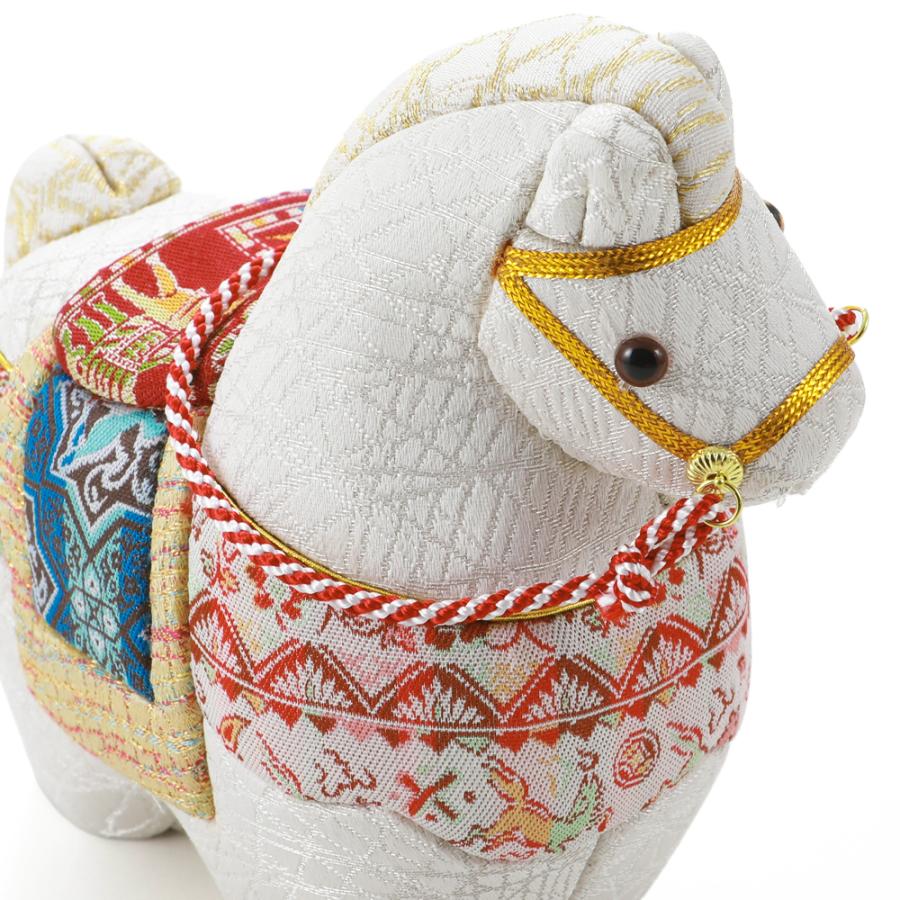 2026年 干支置物 龍村美術織物 木目込人形 午年 令和8年 馬 うま et