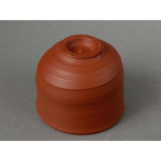 人間国宝 三代 山田 常山作 常滑焼 朱泥 酒呑 ぐい呑 : 古美術植松