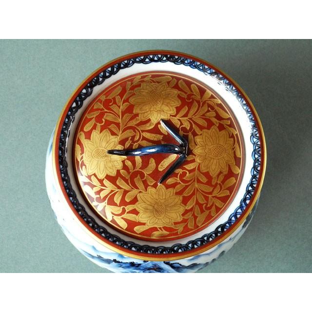 五山窯 林淡幽作 染付山水文図 水指 : 古美術植松 - 通販 - Yahoo