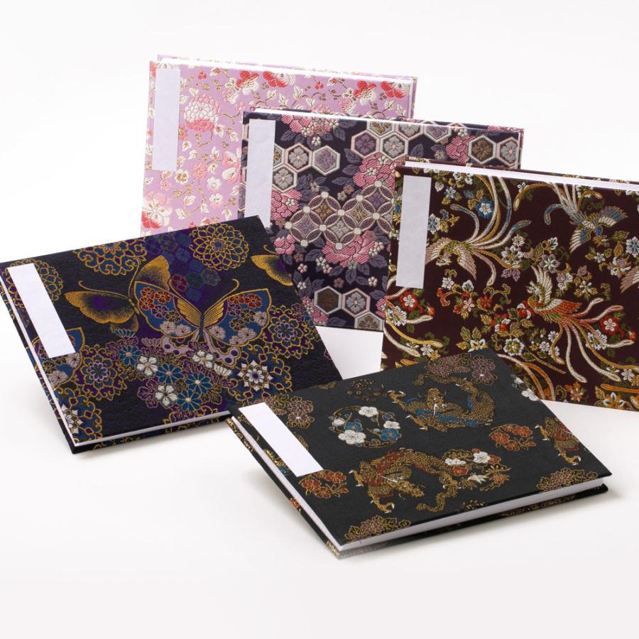 書き置き専用御朱印帳 見開きサイズ 20ポケットタイプ 蛇腹式 京都西陣