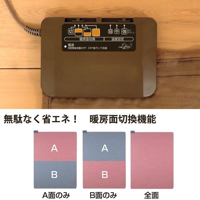 広電（KODEN） ホットカーペット フローリング調 日本製 3畳 235×195cm