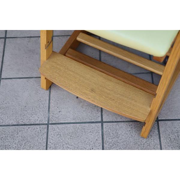 値下げ/飛騨産業 キツツキ オーク材 デスクチェア 高さ調整 学習椅子