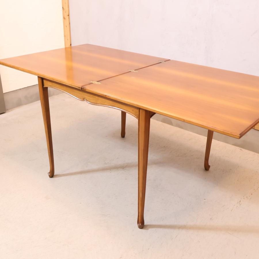 Medea メデア 伸長式 ダイニングテーブル ターンリーフ式 アール