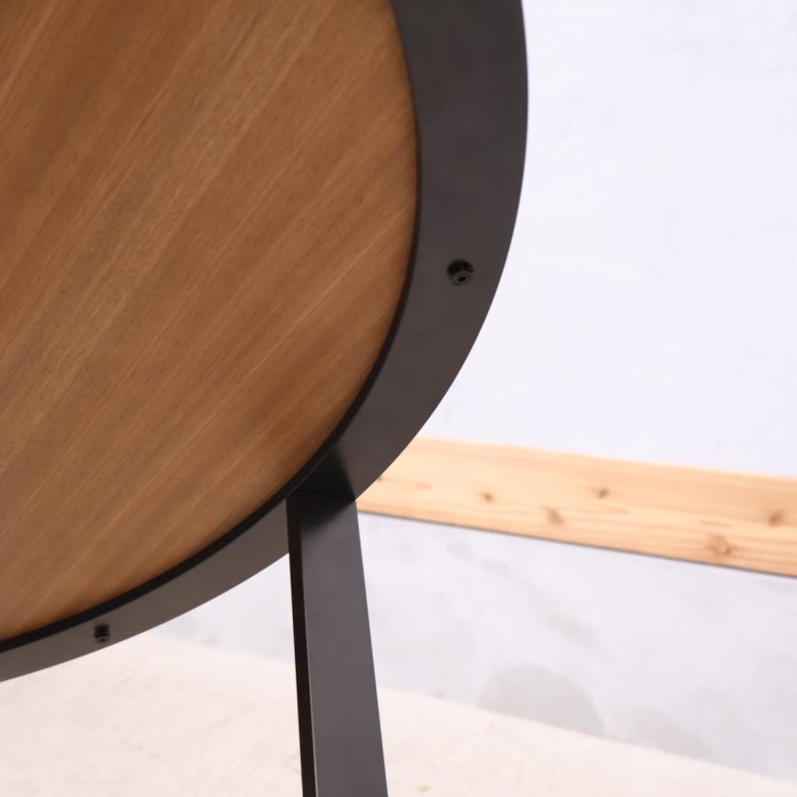 日本フクラ サイドテーブル カバザクラ無垢材 FUKLA バーチ アイアン