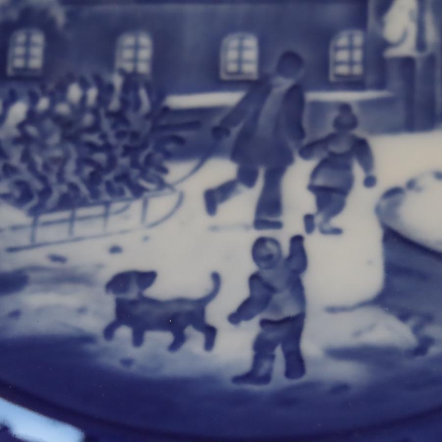 Royal Copenhagen ロイヤルコペンハーゲン クリスマスプレート 1995年