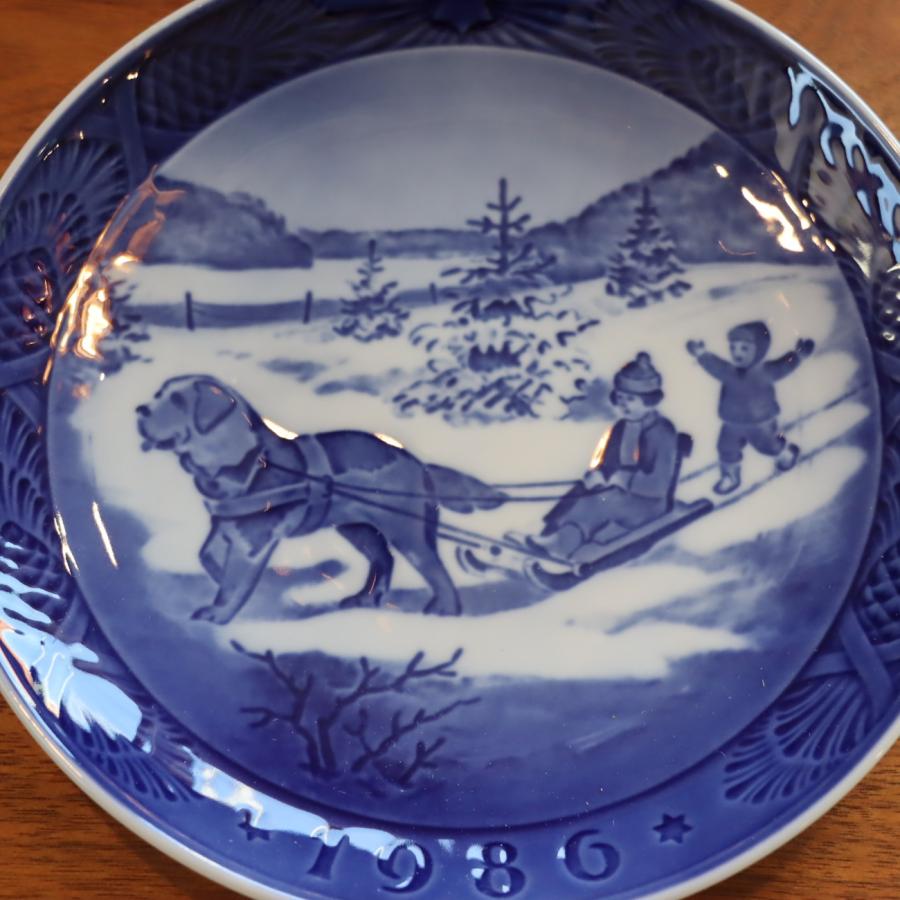 Royal Copenhagen ロイヤルコペンハーゲン クリスマスプレート 1986年