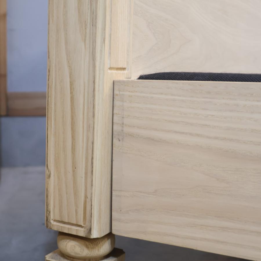 Francfranc フランフラン ミーテ アッシュ材 ダブルベッドフレーム