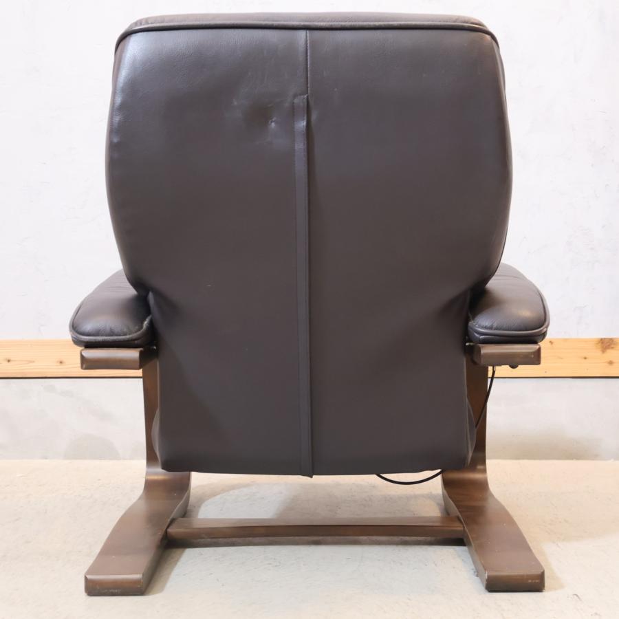 FUJI FURNITURE 冨士ファニチア 本革 リクライニングチェア 1人掛け