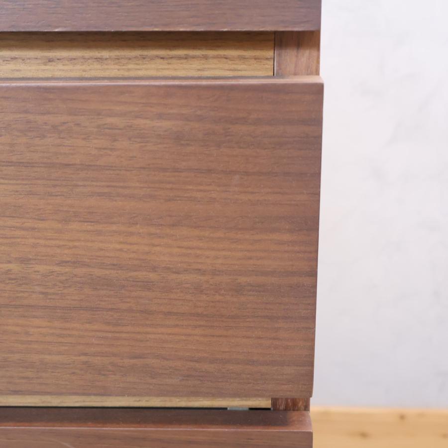 無印良品 MUJI ウォールナット材 6段チェスト 北欧スタイル 引き出し