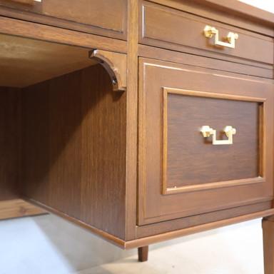 maruni マルニ 地中海 片袖デスク クラシック アンティーク調 書斎机