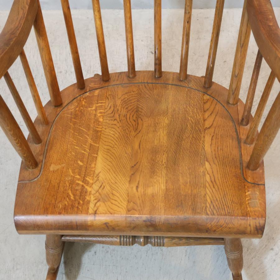 飛騨産業 キツツキマーク 穂高 ホワイトオーク材 ロッキングチェアー