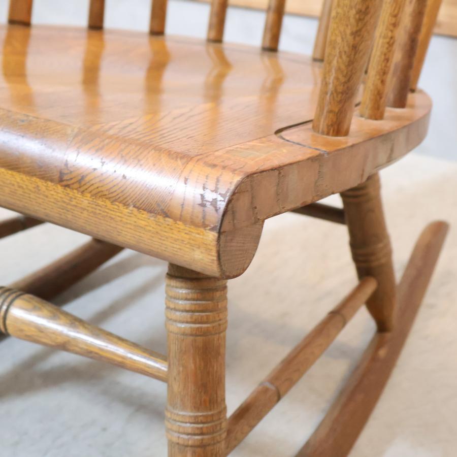 飛騨産業 キツツキマーク 穂高 ホワイトオーク材 ロッキングチェアー