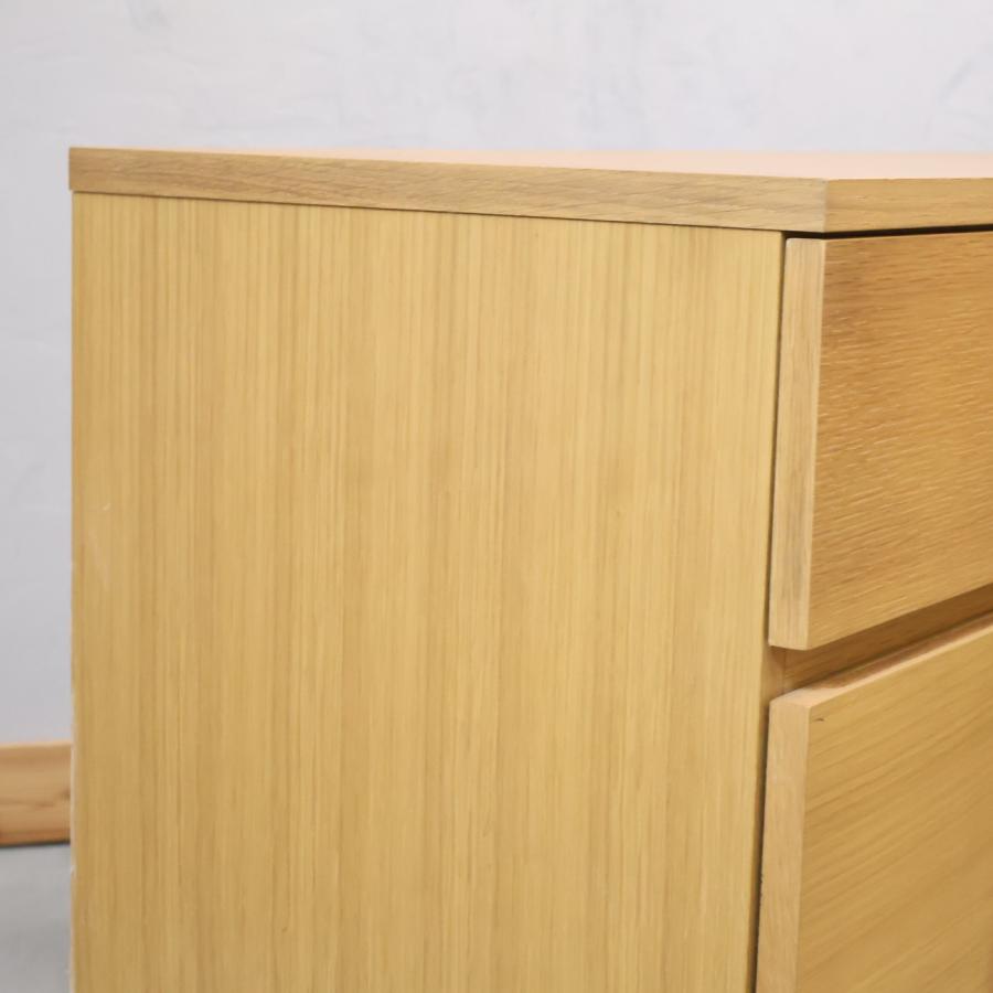 無印良品（MUJI） オーク材 キャビネット大・木製扉 サイドボード