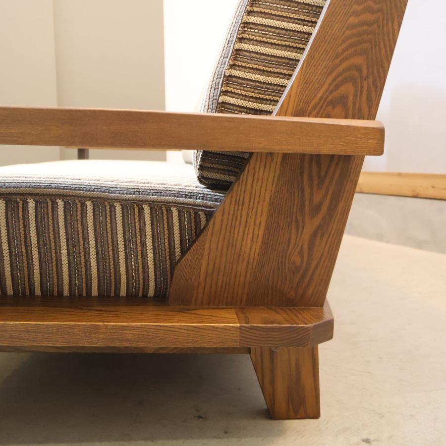 HAYAMA GARDEN 葉山ガーデン WAZA タモ無垢材 2人掛けソファ