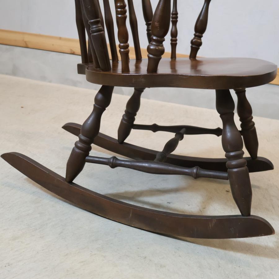 柏木工 KASHIWA ロッキングチェア 飛騨家具 アンティーク調 揺り椅子