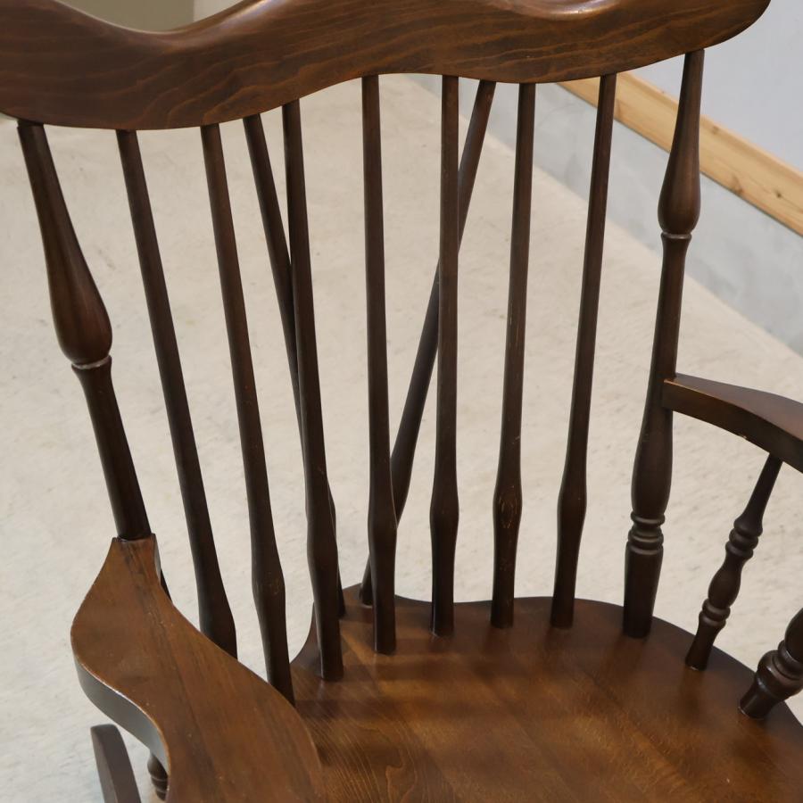 柏木工 KASHIWA ロッキングチェア 飛騨家具 アンティーク調 揺り椅子