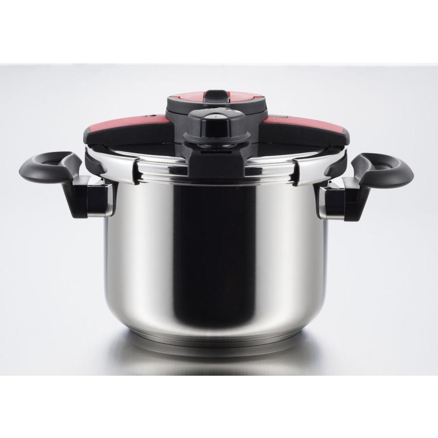 ステンレス 両手圧力鍋 NEWボルドー 6L 2個セット : コメリドット