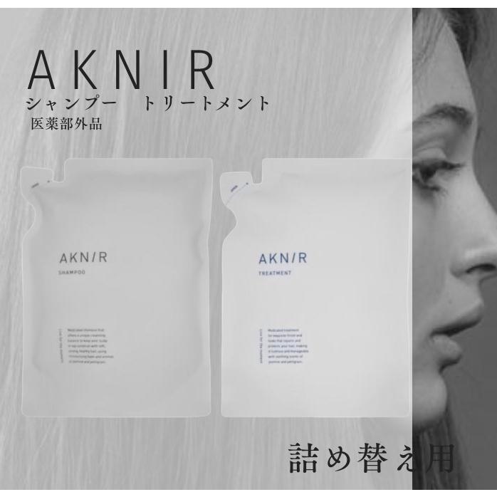 アクニー AKNIR ヘアシャンプー トリートメント 詰め替え 梨花 セット