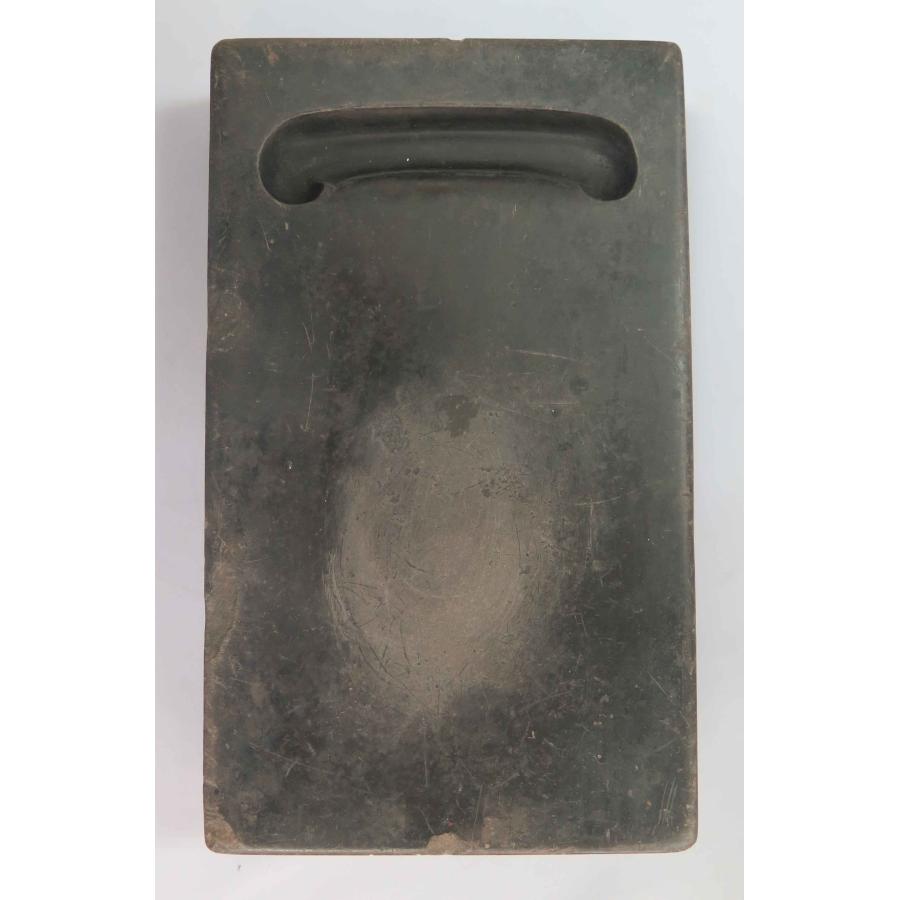 SA-6075 明・如意池枚塊紫長方澄泥硯23.5x14.0xH4.3cm : 華東貿易 中国