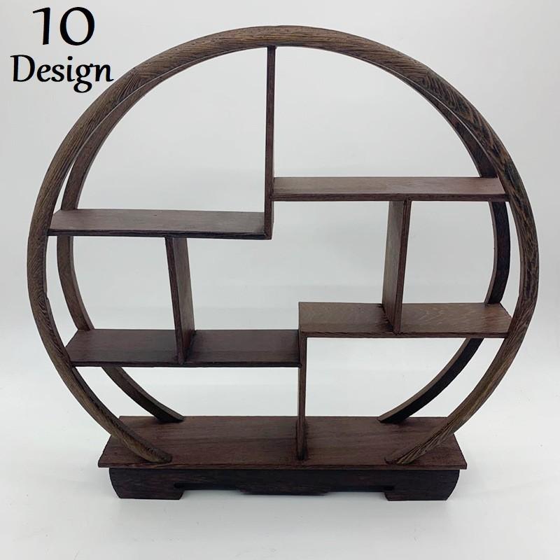 飾り棚 おしゃれ アジアン 伝統的 小物 陶器 古風 和風 和家具 違い棚