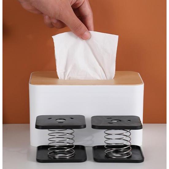 底上げスプリングホルダー ティッシュケース用 2個セット ボックス