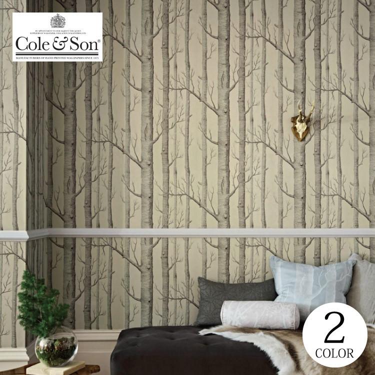 TECIDO（テシード） 輸入壁紙 クロス イギリス製 植物 木 枝 林 Cole