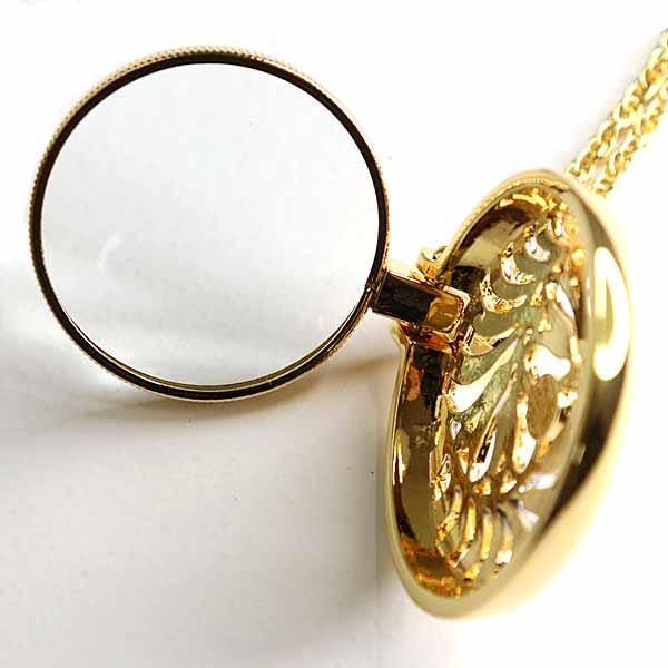 MIKIMOTO（ミキモト） パール付き ルーペネックレス ペンダント GP