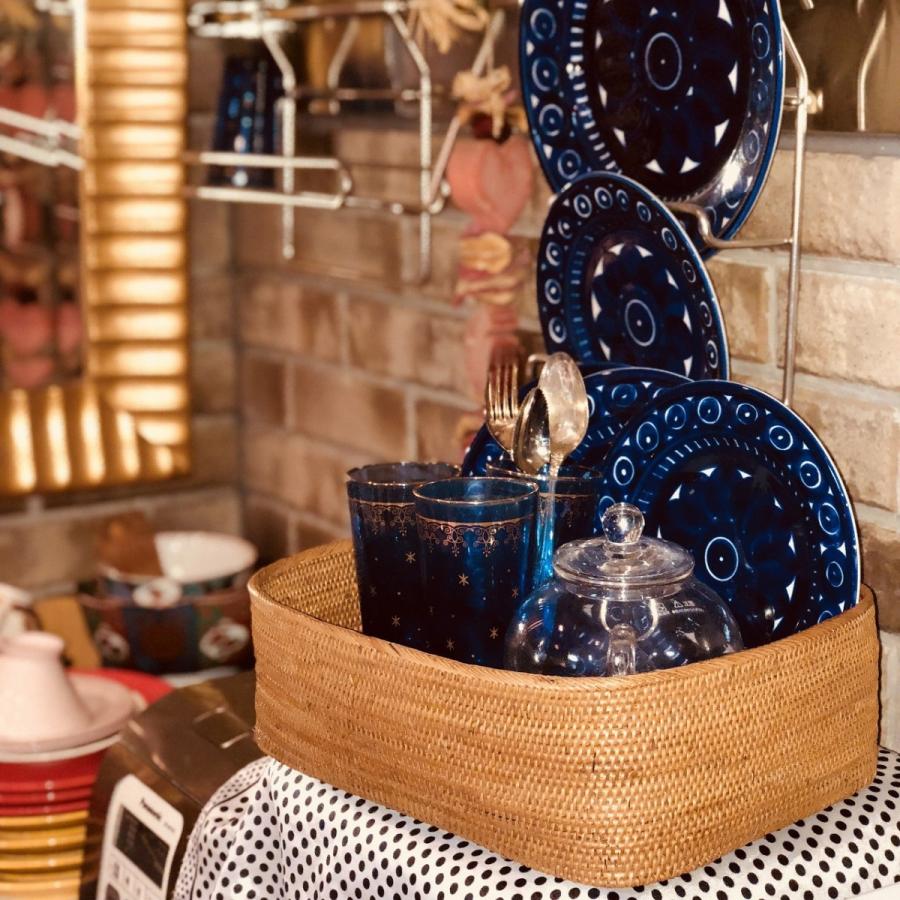 アタ雑貨 バリ島 エスニックインテリア 収納かご 収納バスケット