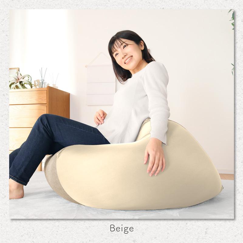 KAGUWORLD 人をダメにする ふわもこ ビーズクッション Lサイズ 4色