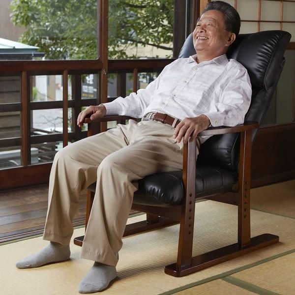 宮武製作所 高座椅子 大河 YS-D1800HR 国産 ハイバック リクライニング