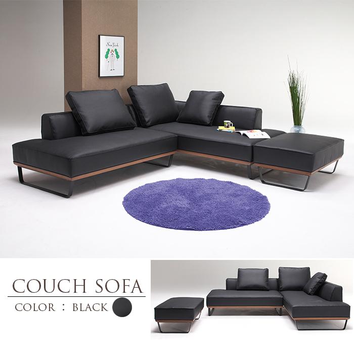 ソファ ソファー カウチ カウチソファー L字型 2人掛けソファ カウチ