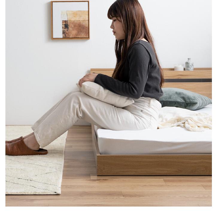 フレームのみ 】ベッド ローベッド フロアベッド セミダブル セミ