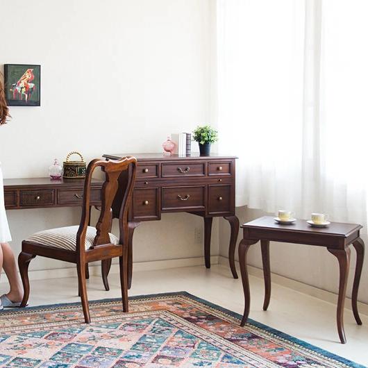 コンソール チェスト 猫脚 ヨーロピアン 90 アンティーク風 ブラウン