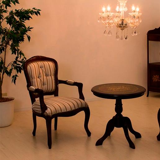 ダイニングチェア 肘付き ヨーロピアン クラシック アームチェア