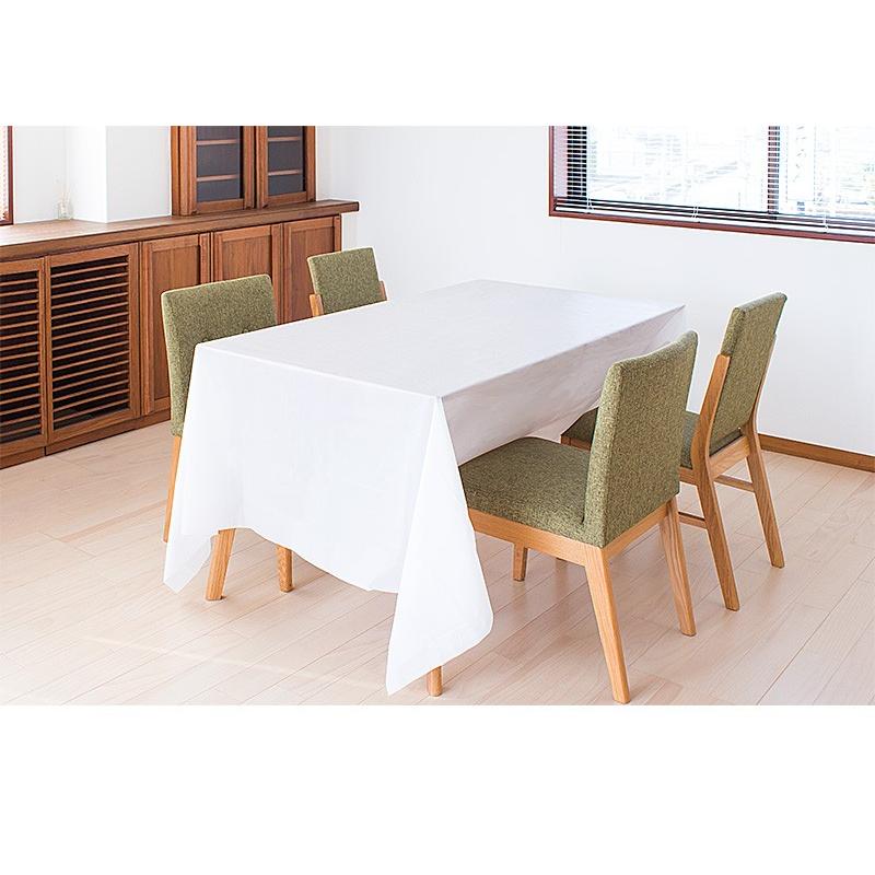 テーブルクロス 使い捨て 撥水 180cm 240cm 無地 ビニール 白