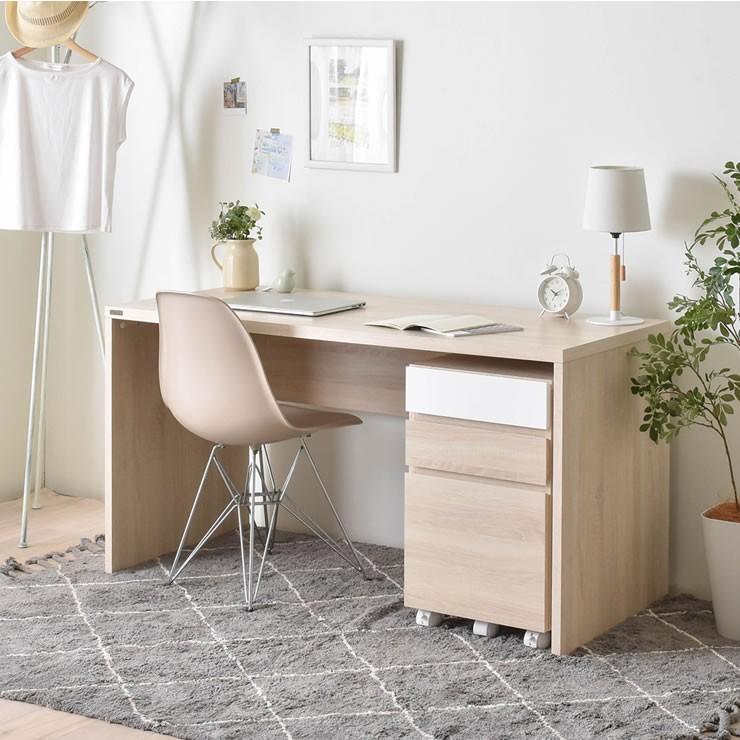 4FUL（フォーフル） シンプルな学習机 140cm幅 ※代引き不可 パソコン