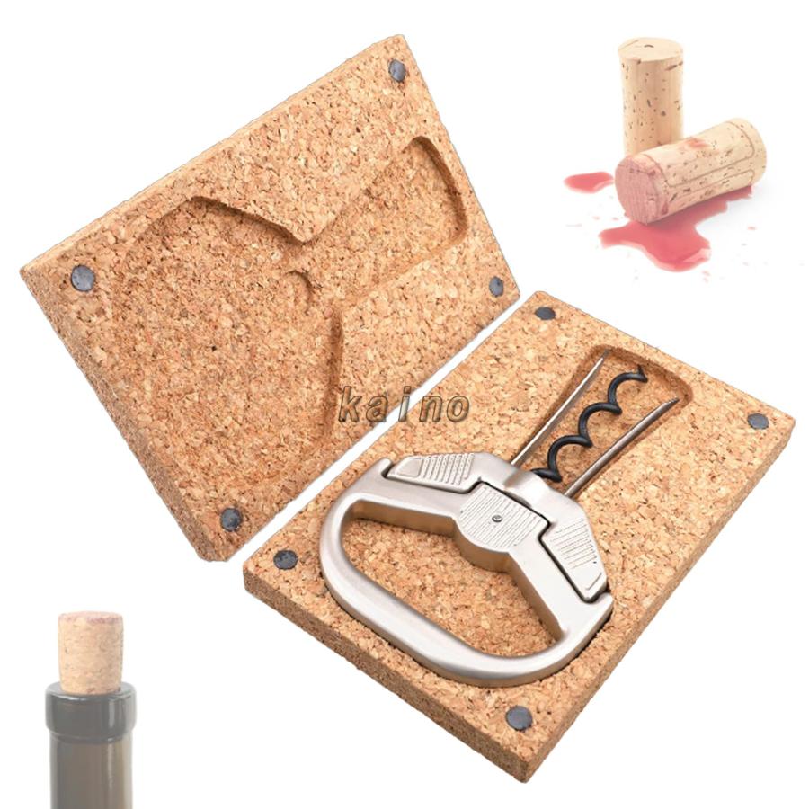 ワインオープナー 栓抜き コルク抜き 高級 亜鉛合金+ステンレス鋼 wine