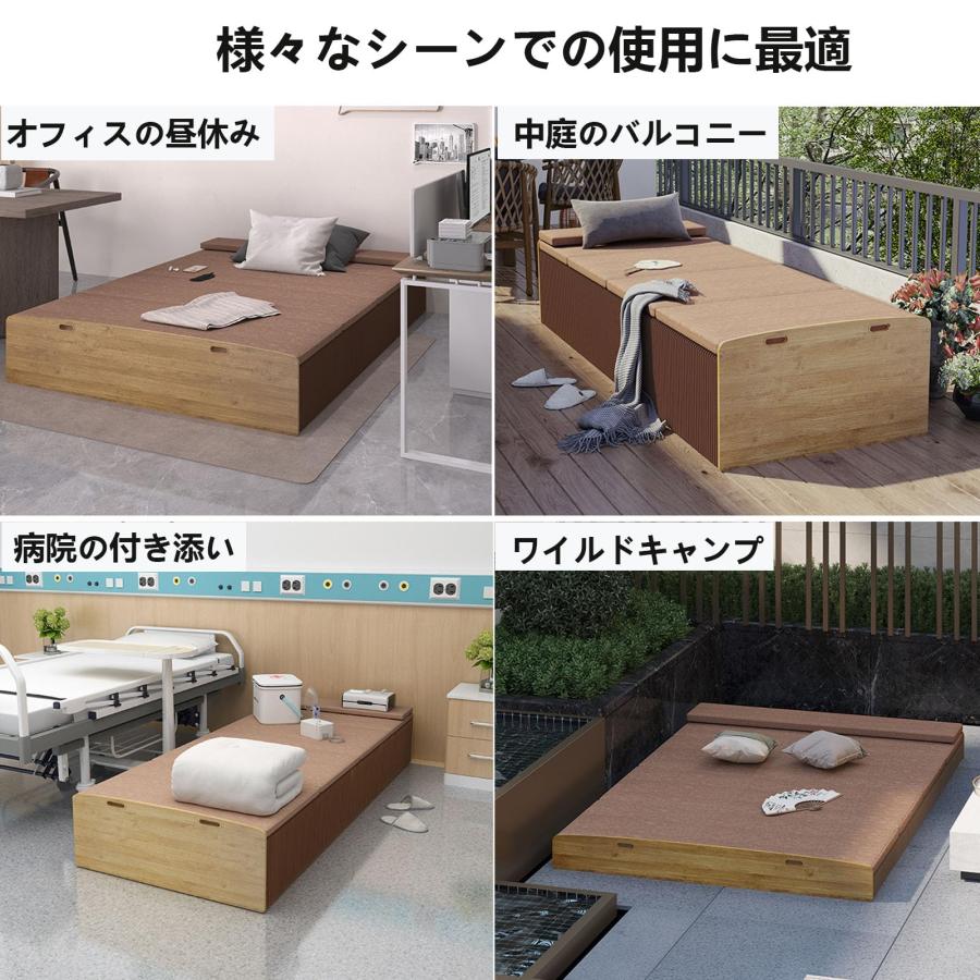 アコーディオンベッド ペーパーベッド シングル 組み立て 簡単