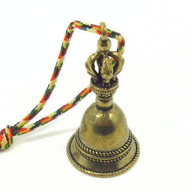 ガンター チベットベル 金剛鈴 魔除けベル 浄化ベル ストラップ お守り
