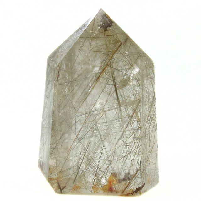 ゴールドルチルクォーツ ポイント 置物 シルバールチル ブラウンルチル