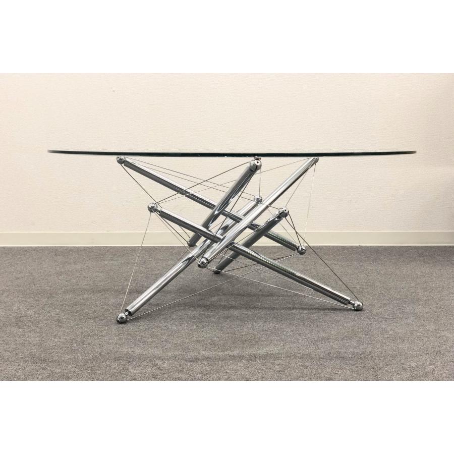 □Cassina ixc./カッシーナ・イクスシー□713ローテーブル ガラス