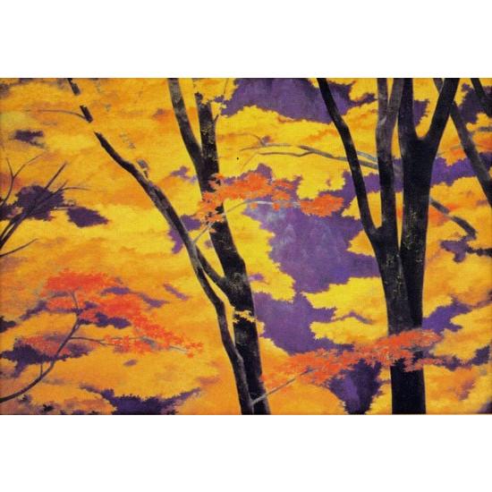 東山魁夷 絵画 照紅葉 【複製】【美術印刷】【巨匠】【変型特寸